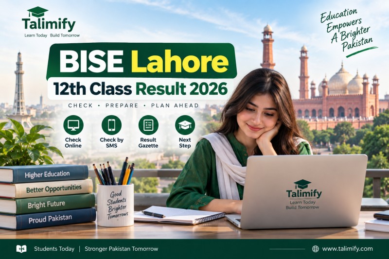 BISE Lahore 12th Class Result 2026 – Check Result by Roll Number - Board Results - Talimify