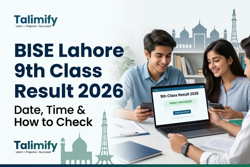 BISE Lahore 9th Class Result 2026 – Date, Time & How to Check - Board Results - Talimify