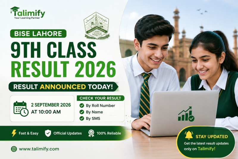 BISE Lahore 9th Class Result 2026 – Check Result by Roll Number - Talimify Blog