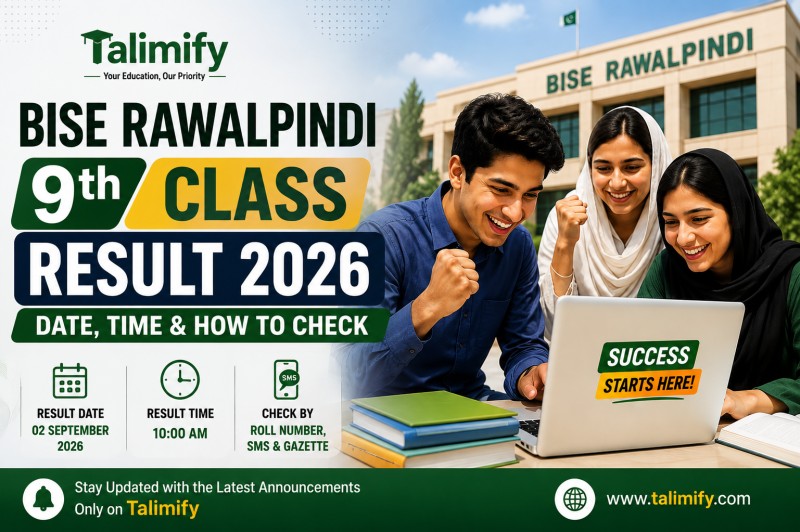BISE Rawalpindi 9th Class Result 2026 – Date, Time & How to Check - Board Results - Talimify