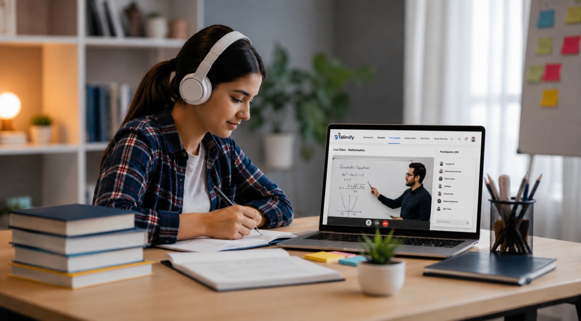 Talimify online learning platform for students in Pakistan